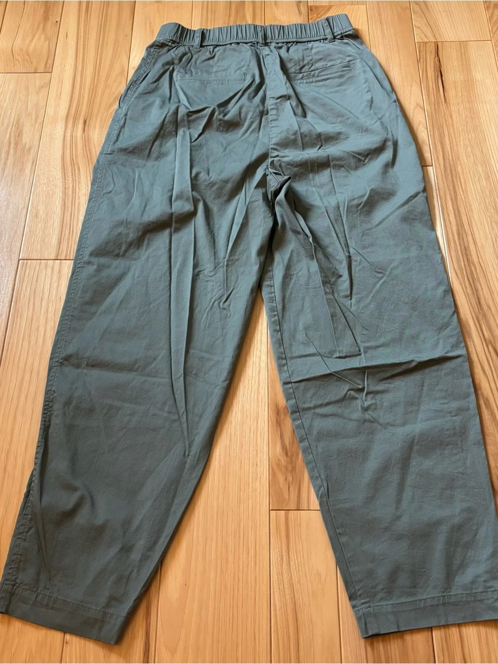 J. Crew Green High Rise Cotton Pants